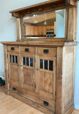 Mission Style, solid cherry Buffet w/Attached Mirror - thumbnail 2 of 6
