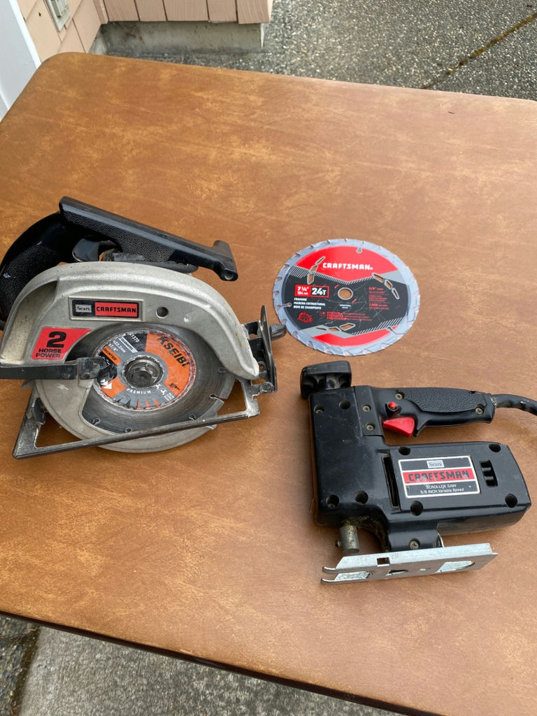 Circular Saw, Saber Saw and Blade Lot #2 - image 1 of 7