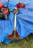 Gas-powered lawn mower and string trimmer with fuel container - thumbnail 9 of 9