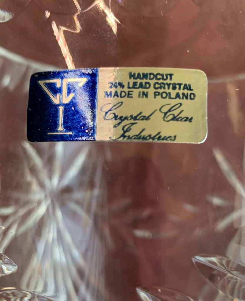 Cut And Etched Crystal and Clear Glass - image 3 of 7