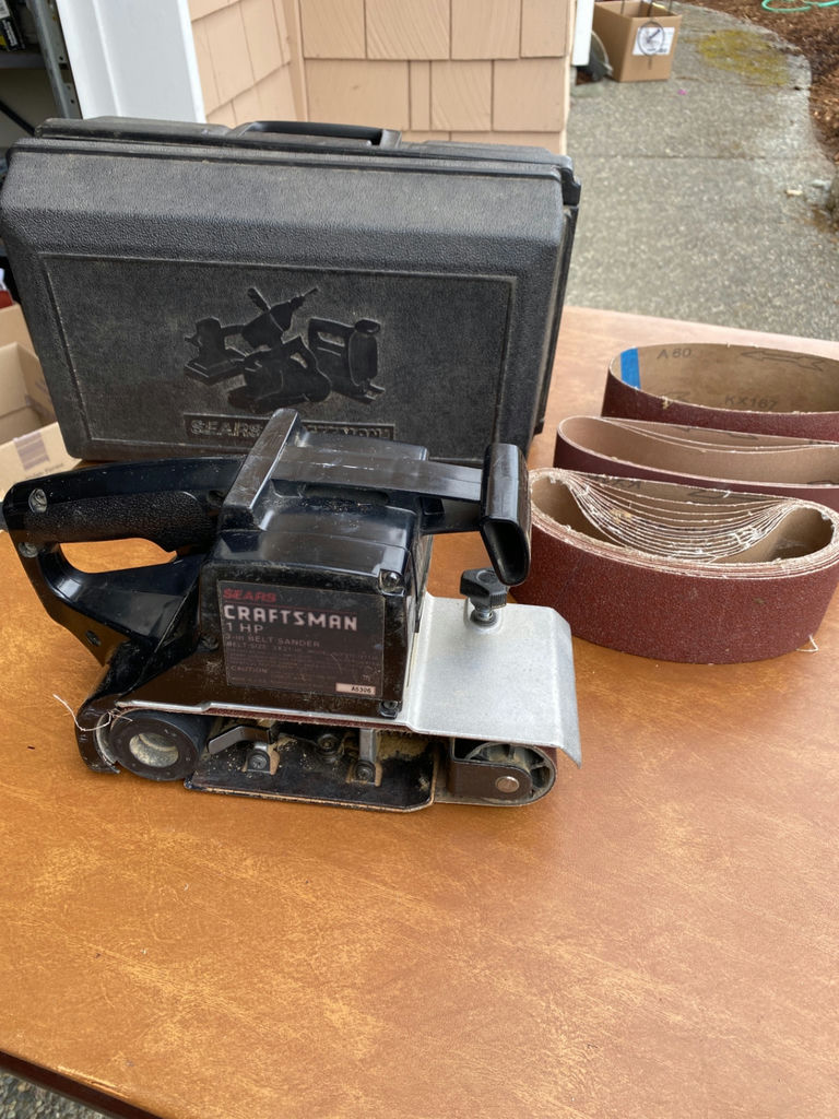 Palm Sander, Belt Sander and Accessories - image 5 of 8