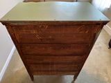 Vintage Farmhouse Style Highboy Dresser and Vanity Stool - thumbnail 3 of 10
