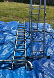 Aluminum Extension Ladder, Werner Adjustable Ladder And Stability Bar - thumbnail 1 of 6
