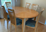 Solid Maple Dining Table With 6 Chairs - thumbnail 2 of 9