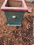 Cast Iron Garden Art & Ceramic Planter - thumbnail 4 of 6