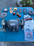 Bench Grinder With Assorted Accessories - thumbnail 1 of 7