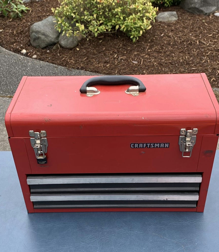 Rolling Metal Toolbox With Two Smaller Handhelds - image 7 of 11