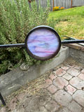 Artisan Purple Garden Accent Lot featuring "Green Man" Plaque - thumbnail 3 of 5
