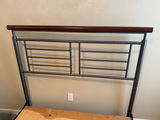 Full Sized Metal Bed Headboard and Frame - thumbnail 3 of 3