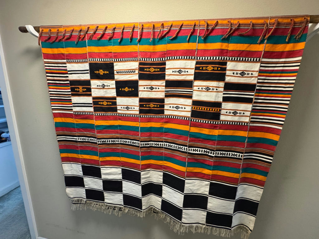 Authentic West African Fulani Wedding Blanket / Cultural Wall Textile   - image 7 of 7