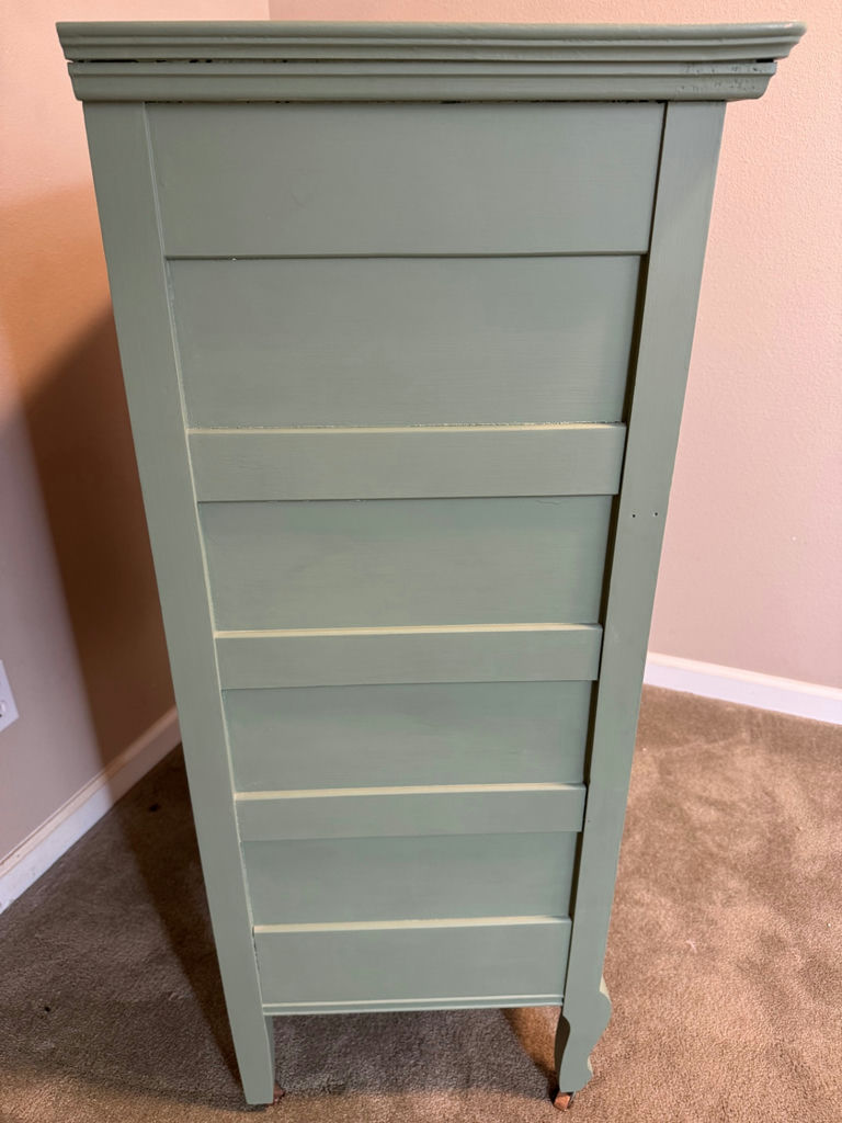 Vintage Farmhouse Style Highboy Dresser and Vanity Stool  - image 5 of 10