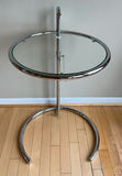 Silver Toned Adjusting Side Table And Lamp - thumbnail 3 of 8