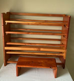 Stackable Shoe Racks And Small Shoe Bench - thumbnail 1 of 3