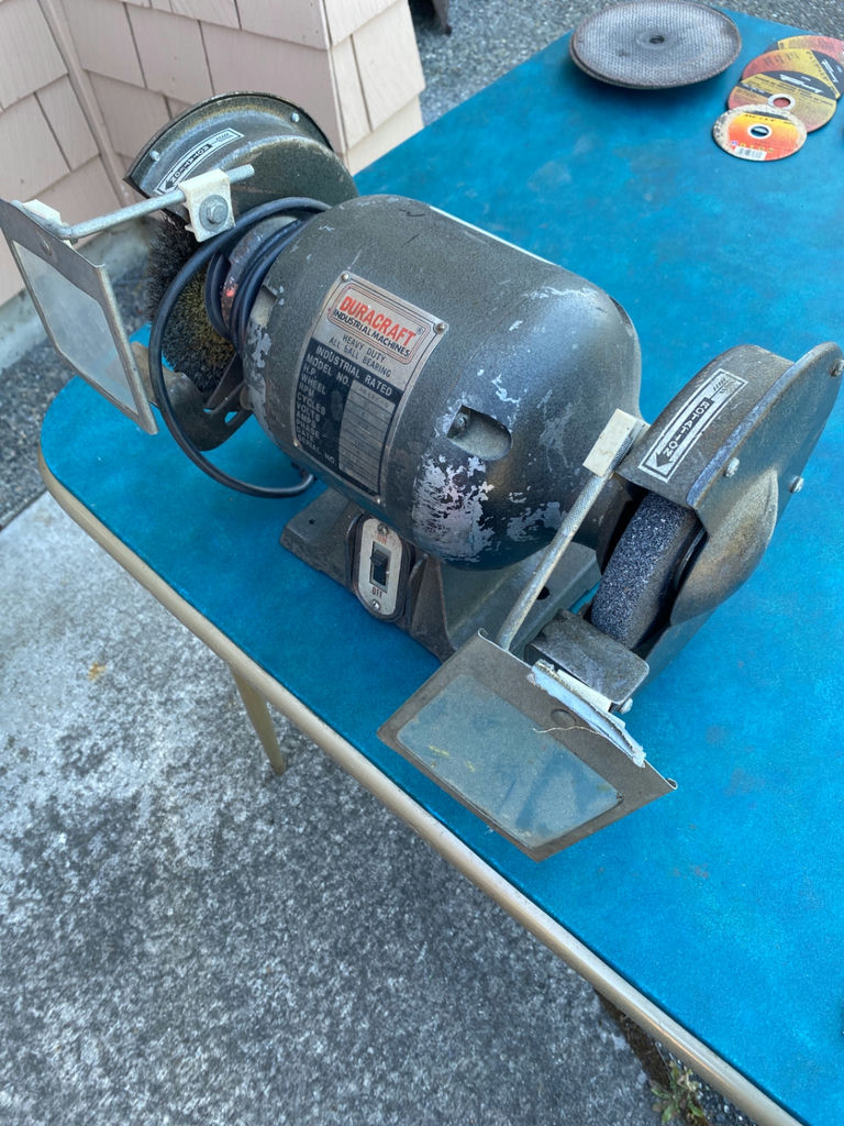 Bench Grinder With Assorted Accessories - image 4 of 7