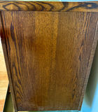 Mission Style Two Drawer Oak Filing Cabinet  - thumbnail 3 of 4