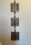 Three Large Metal Vintage Hinges - thumbnail 1 of 4