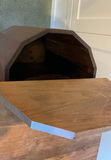 Vintage Martha Washington Sewing Cabinet, Wooden Chair - thumbnail 8 of 9