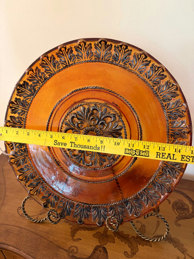 Decorative Plate with Stand - image 2 of 2