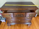 3 Drawer Cherrywood Style Chest of Drawers - thumbnail 3 of 3