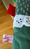 Annalee Christmas Stocking with Mouse 1992 - thumbnail 2 of 2
