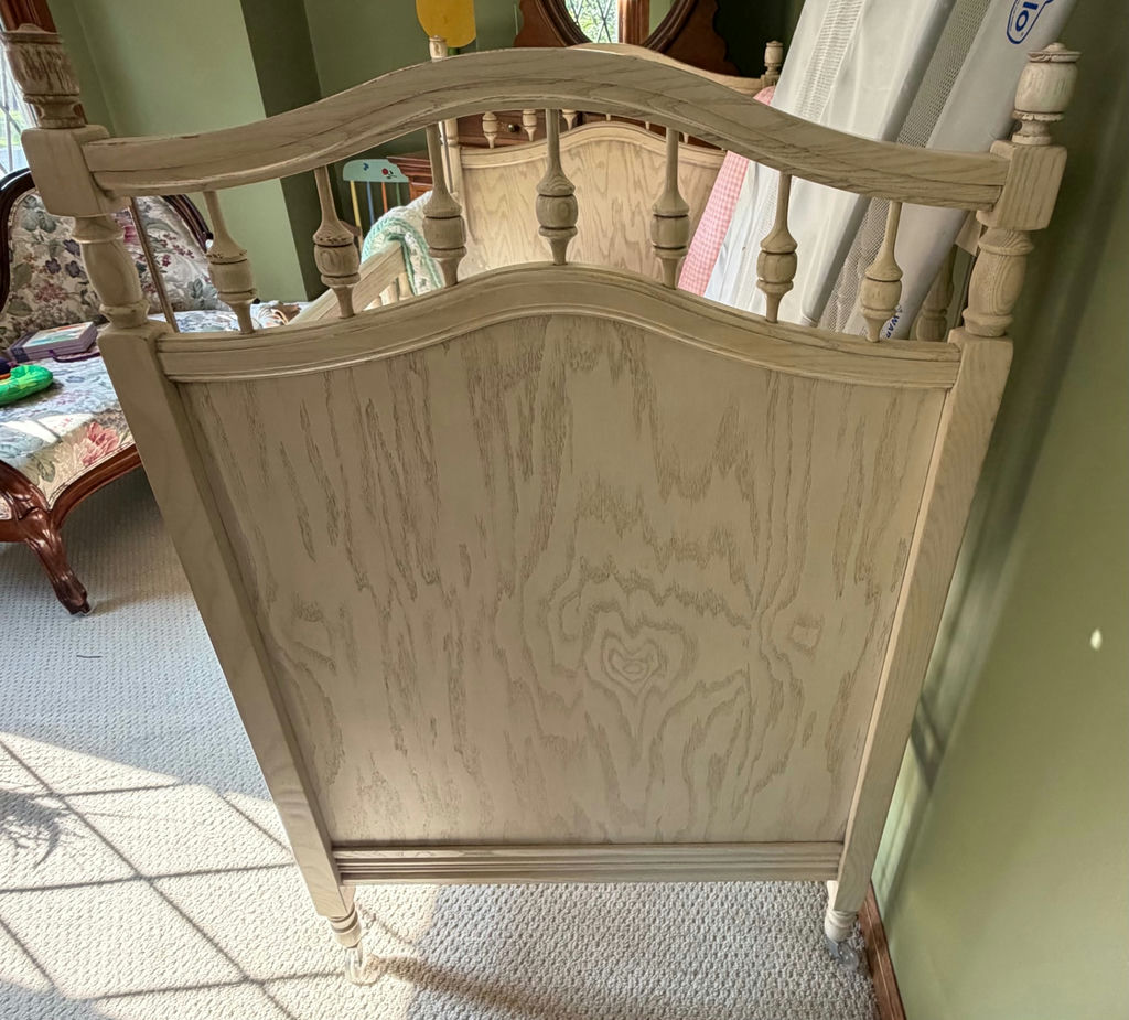 Baby Crib, Guard Rails, Blankets - image 3 of 3