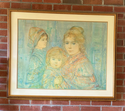 Large Edna Hibel Print 427/1000 - Image 1 of 4