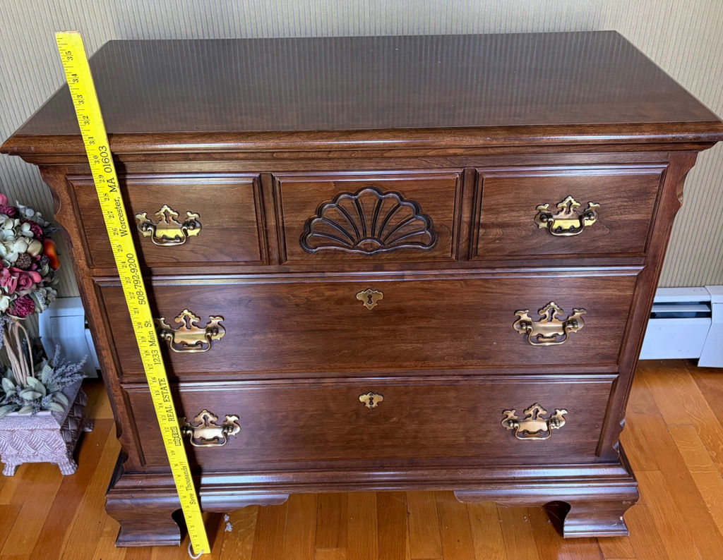 3 Drawer Cherrywood Style Chest of Drawers - image 1 of 3