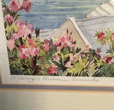 Signed Watercolor Print Bermuda Carole Holding - thumbnail 3 of 4