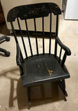 Child’s Stencil Backed Rocking Chair - thumbnail 1 of 1