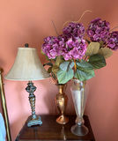2 Tall Vases with Lamp - thumbnail 1 of 1