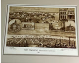 Vintage Port Townsend Print, Sepia Toned Landscape Photography - thumbnail 2 of 9