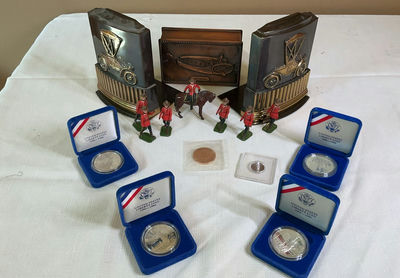 Collectors, Mint Coins, Vintage Metal Decor - Image 1 of 13