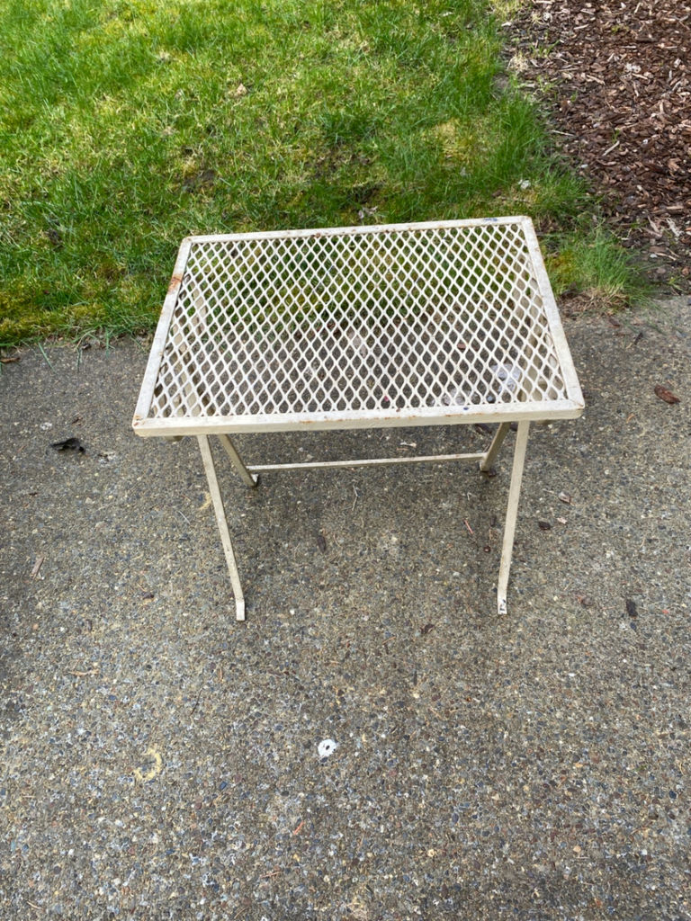 Wrought Iron Vintage Patio Furniture - White - image 5 of 6