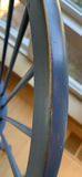 White & Blue Kitchen Table With Leaf And Four Matching Chairs - thumbnail 10 of 11