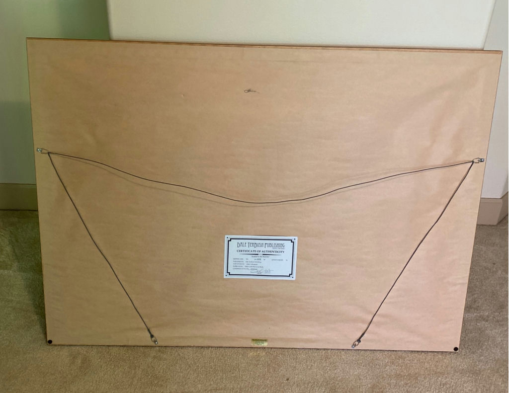 Framed Large Lithograph by Dale Terbush - image 5 of 6