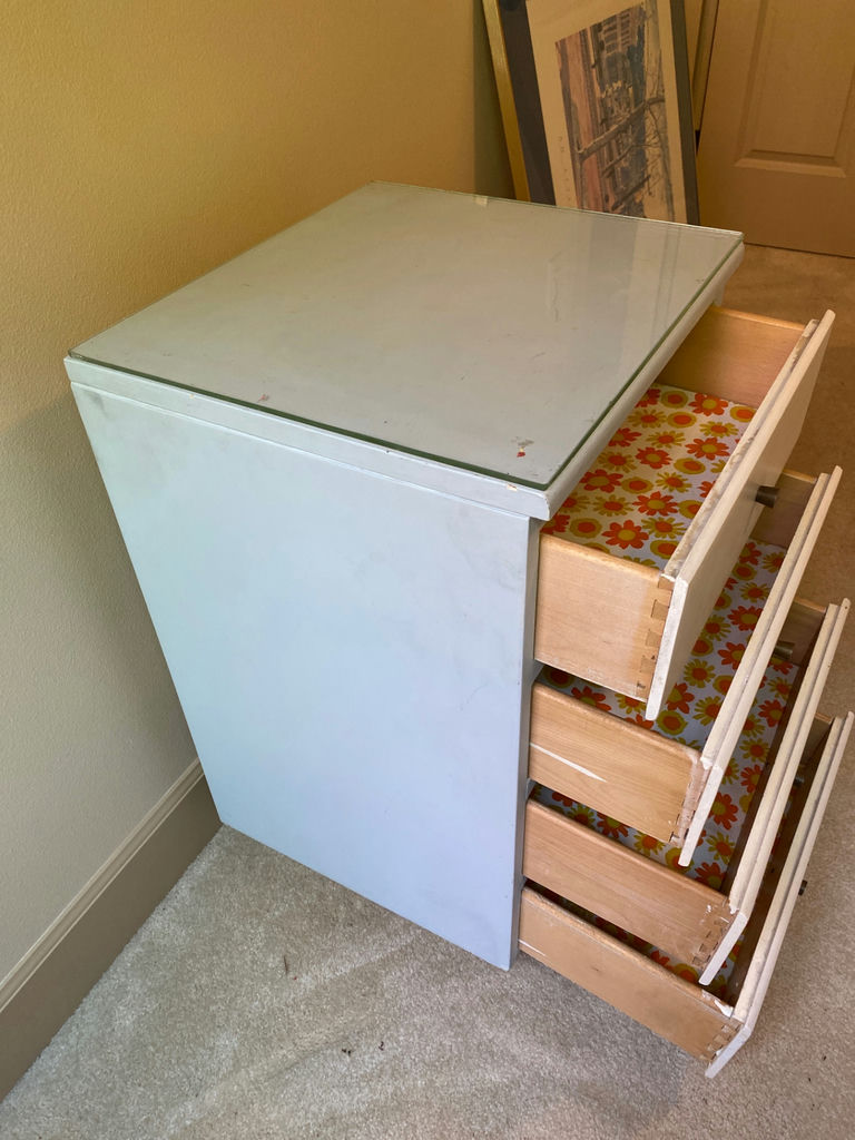 Framed Print of the Pearl St Mall in Boulder, small Painted Wood Dresser - image 8 of 10