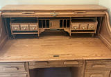 Vintage Oak Roll top Desk - thumbnail 3 of 7