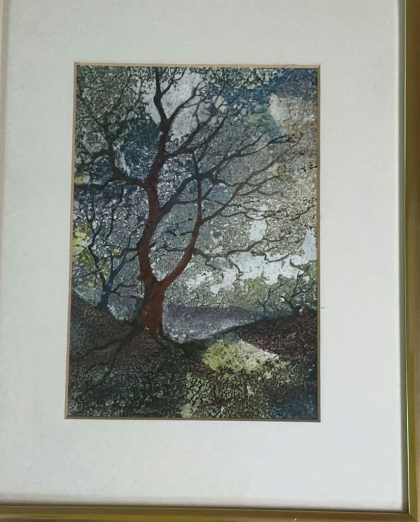 Trio Of Small Framed Tree Art - image 5 of 10