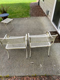 Wrought Iron Vintage Patio Furniture - White  - thumbnail 3 of 6
