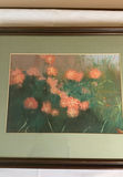 Original framed pastel of flowers in a field. - thumbnail 2 of 5