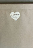 Framed famous Bible Phrase about Love, wooden angel, glass vintage bookends - thumbnail 5 of 10