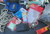 Ceiling light fixture with hardware and DIY supplies - thumbnail 3 of 9