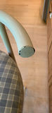 Three Metal And Fabric Bar Stools - thumbnail 4 of 6