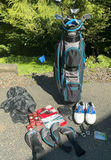 Men's Golf bag with clubs, shoes and accessories - thumbnail 2 of 9