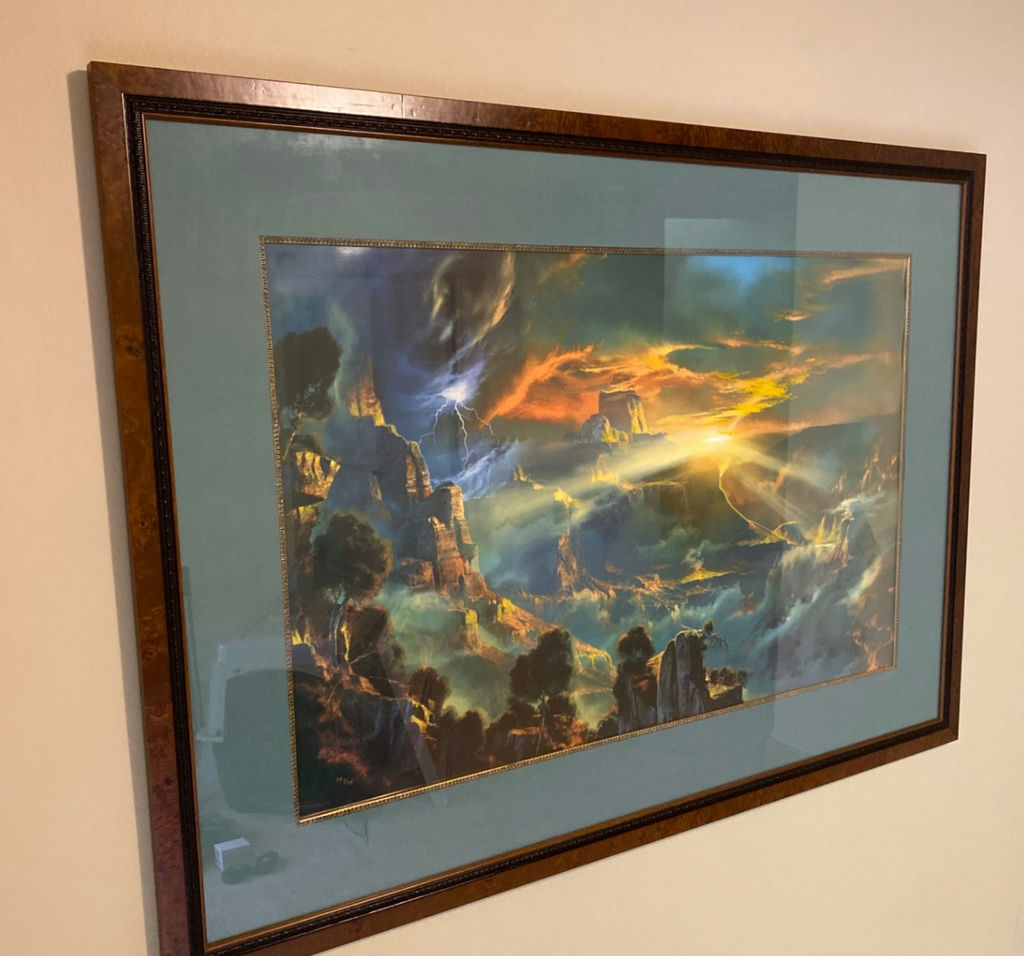 Framed Large Lithograph by Dale Terbush - image 1 of 6