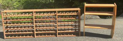 Wooden Wine Rack, Shelf - Image 1 of 7