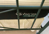 King Size Bed, Metal Frame, Serta Mattress - thumbnail 2 of 10