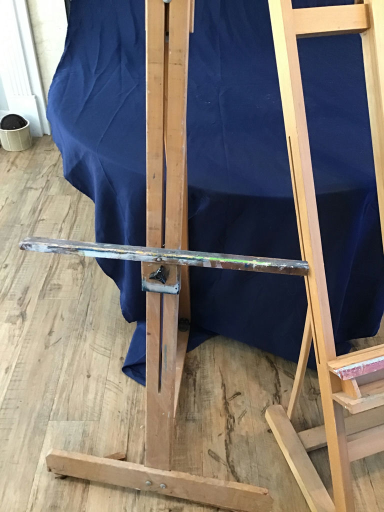 Two 6.5 foot wooden artist easels - image 2 of 3