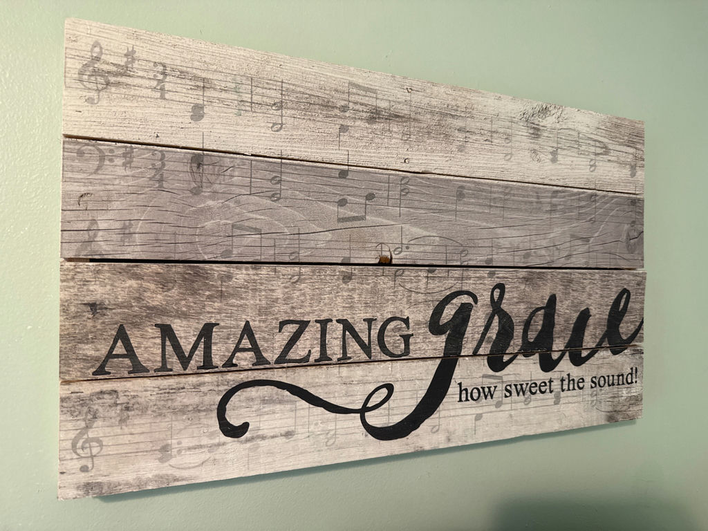 Amazing Grace four-panel wood wall art - image 2 of 2