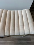 Three beige upholstered stools - thumbnail 5 of 5